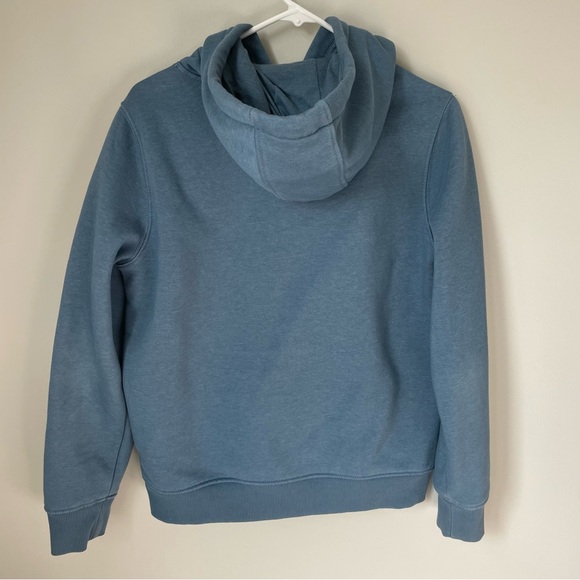 Carhartt Blue Pullover Hooded Sweatshirt Women’s sz Small - Picture 3 of 5